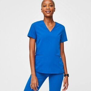 Figs Scrub Set (Top and Pants) Royal Blue Size XS